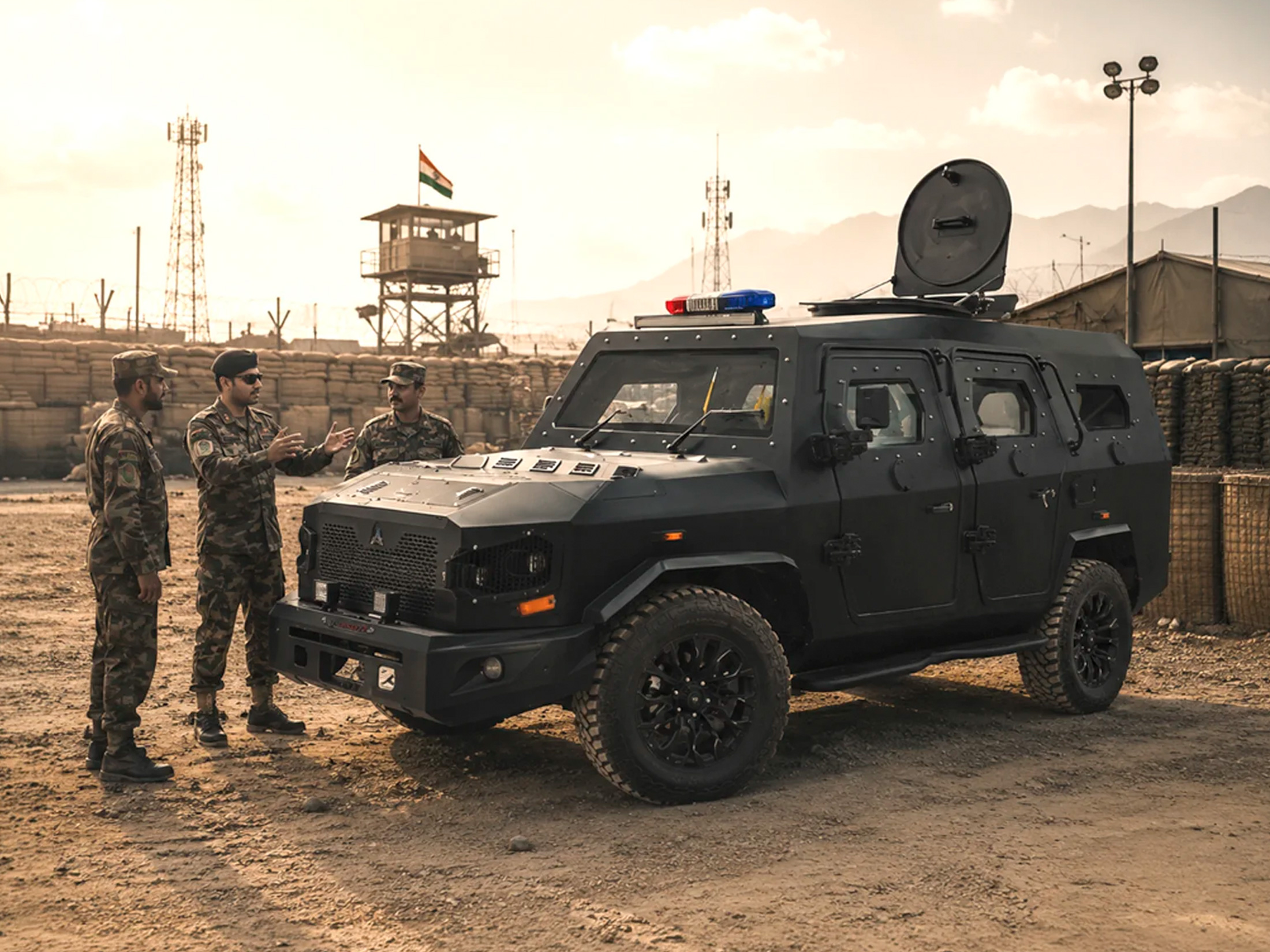 ADSL Tusker – Light Bullet Proof Vehicle