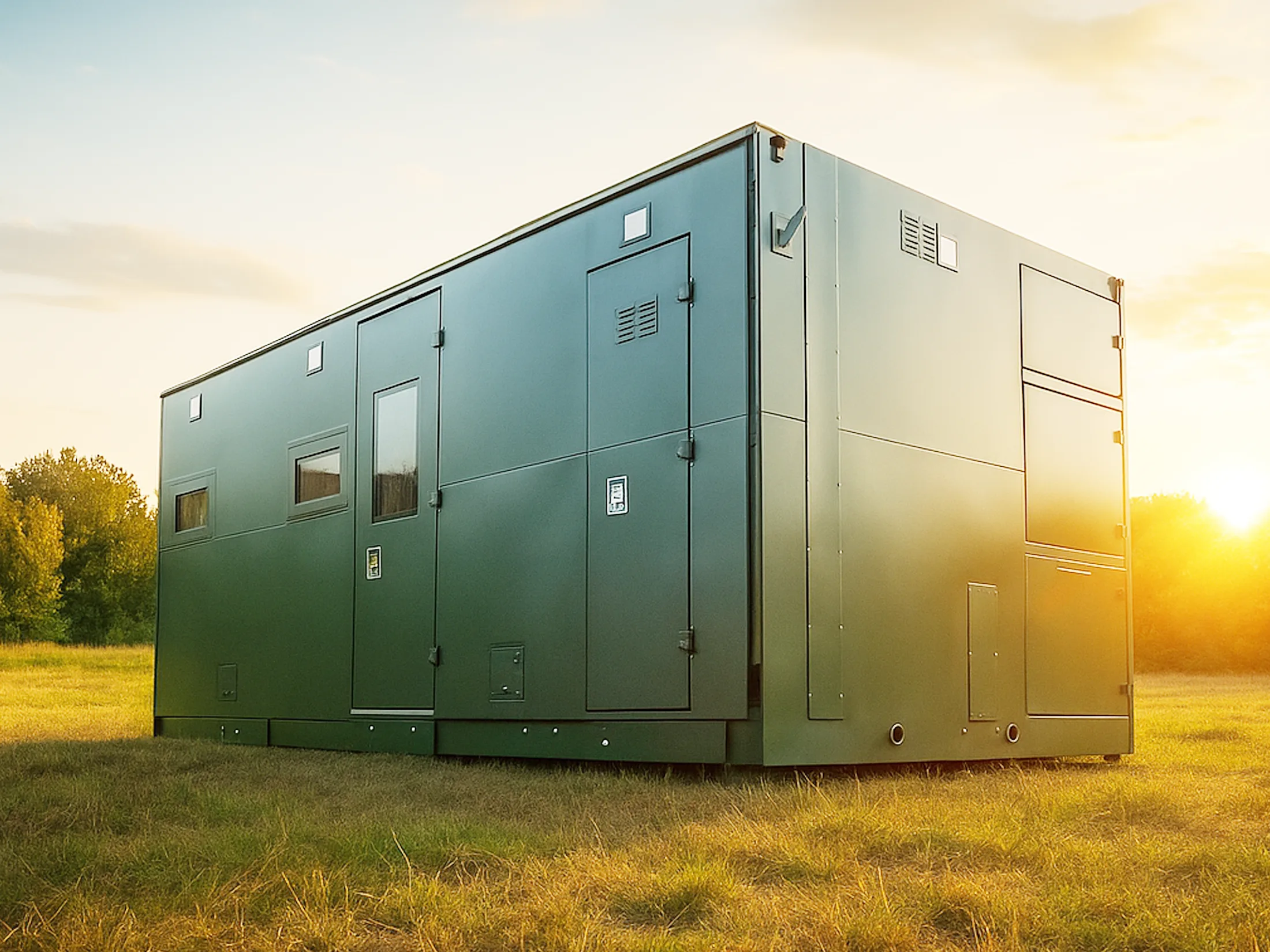 Caravan Cum Office Container