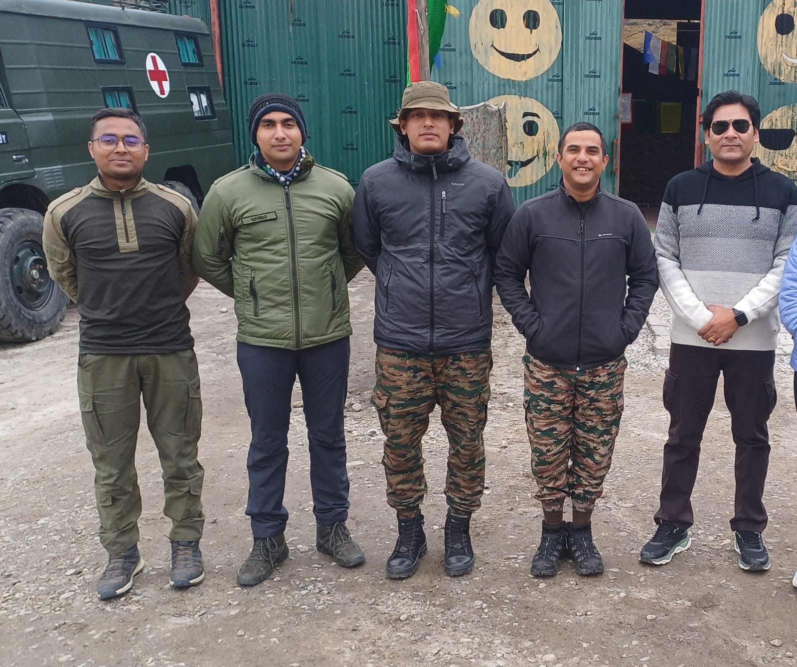 Glimpse of Trial of Counter Drone System at Yamthang, Sikkim at Altitude of approx... 13,000 feet