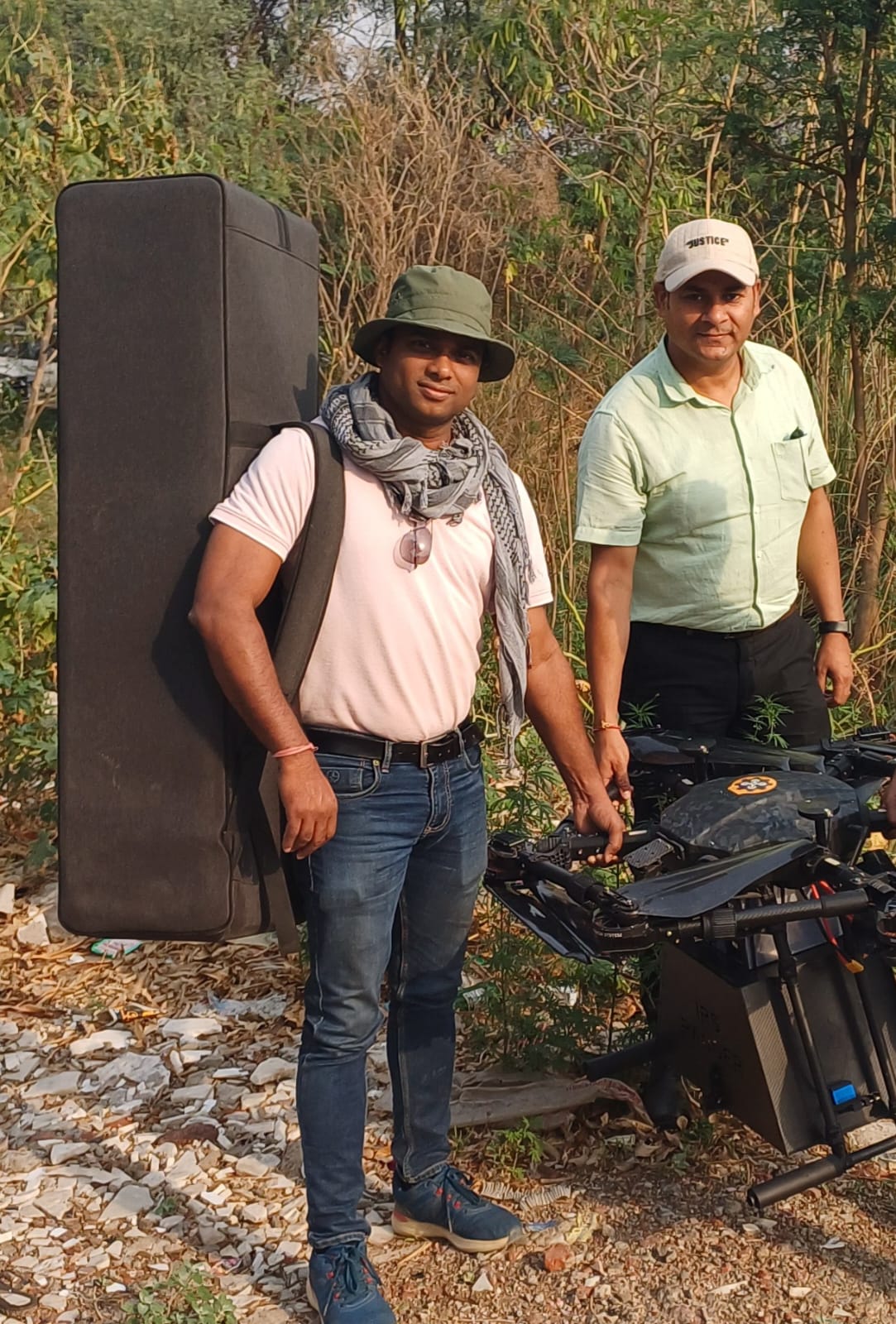 Granade Dropping from Drone, Panchkula Army Firing Range